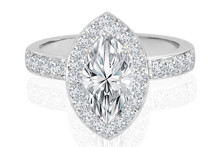 1.99ct Neil Lane Modified Marquise Brilliant-Cut Diamond, Platinum Ring –  Neil Lane Couture
