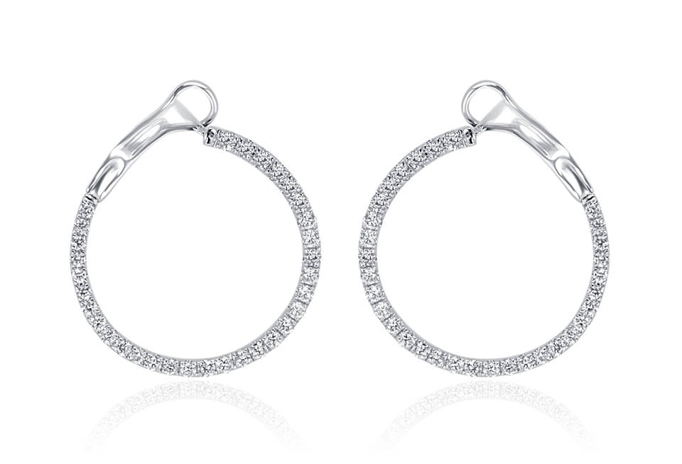 Diamond Earrings - DE800 - GN Designer Jewellers