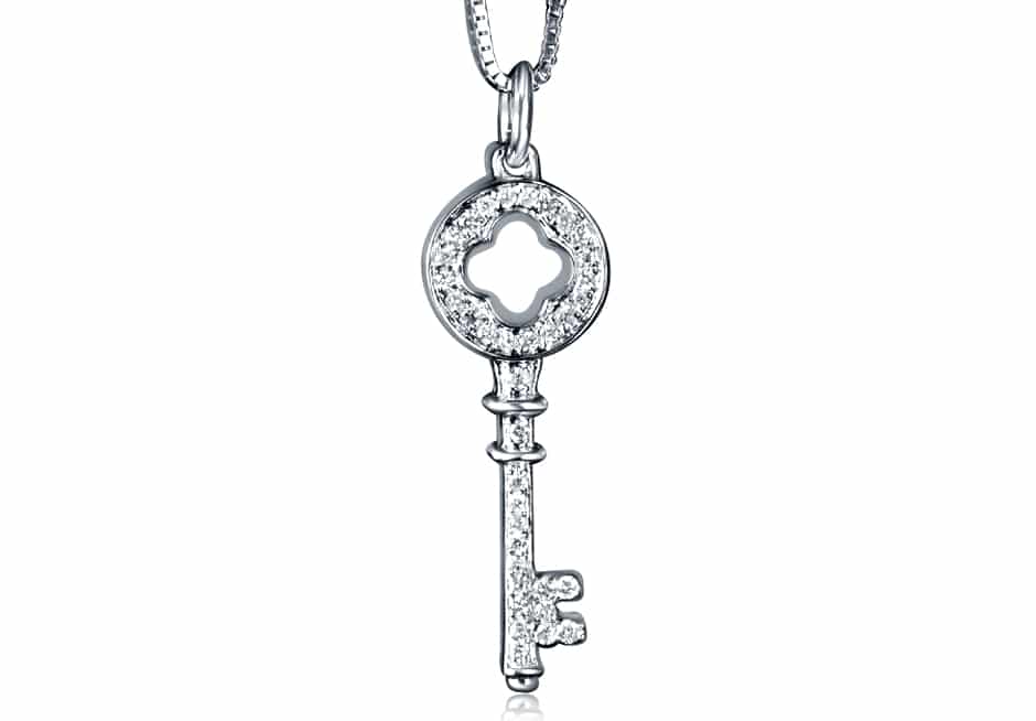 Ladies Diamond Pendant - DP232 - GN Designer Jewellers