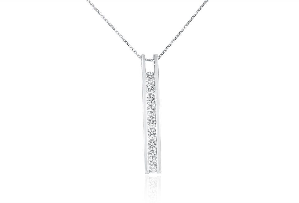 Diamond Pendant - DP306 - GN Designer Jewellers